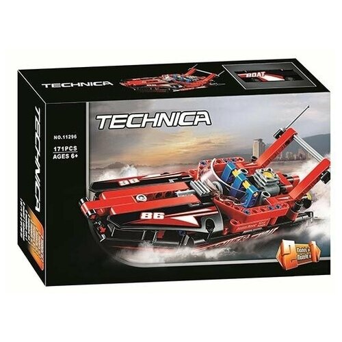 Конструктор Моторная лодка 11296 171 дет. конструктор lego technic 42089 моторная лодка 174 дет