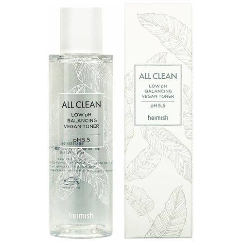 Heimish All Clean Low pH Balancing Vegan Toner Лёгкий увлажняющий тонер для лица, 150 мл