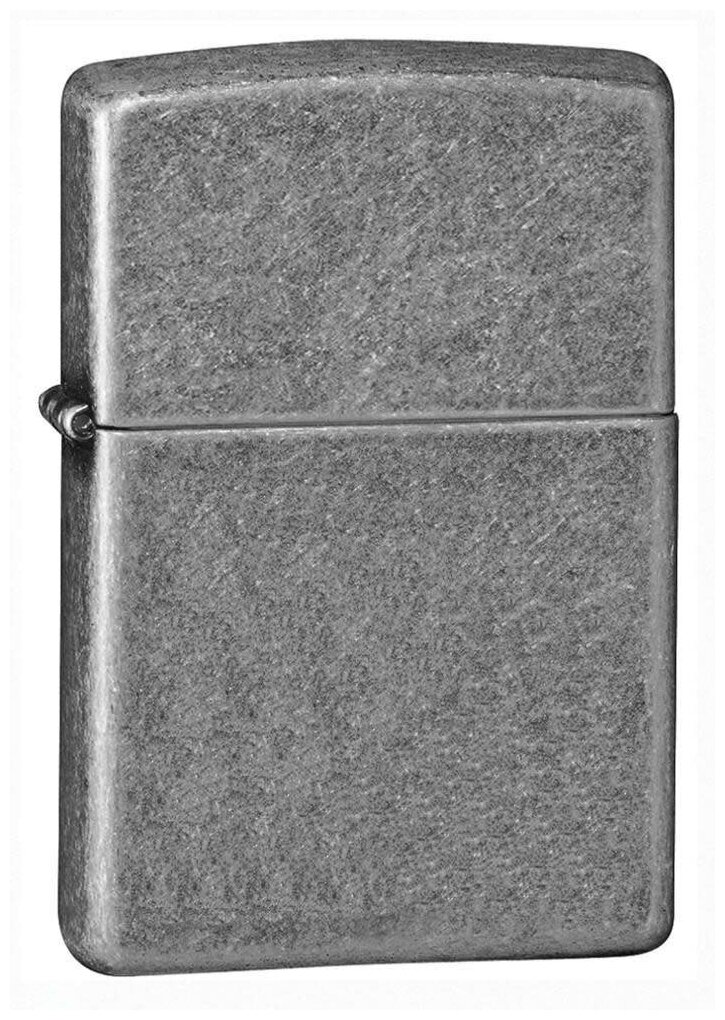 ZIPPO Classic с покрытием ™Plate, латунь/сталь, серебристая, матовая, 38x13x57 мм - фотография № 4