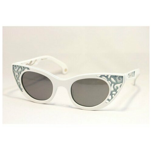 фото Солнцезащитные очки polaroid, кошачий глаз, поляризационные, для женщин, белый