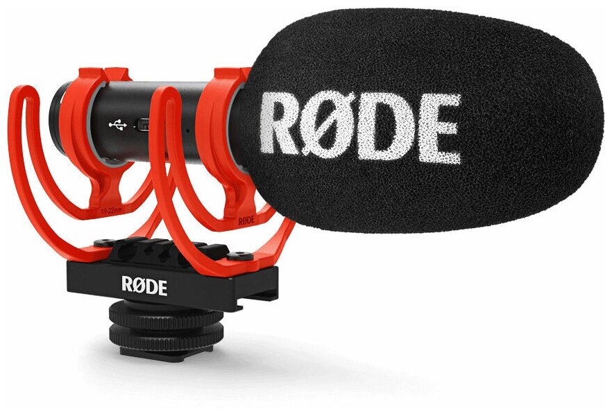 RODE VideoMic GO II Легкий накамерный USB-микрофон-пушка. Диаграмма направленности суперкардиоида