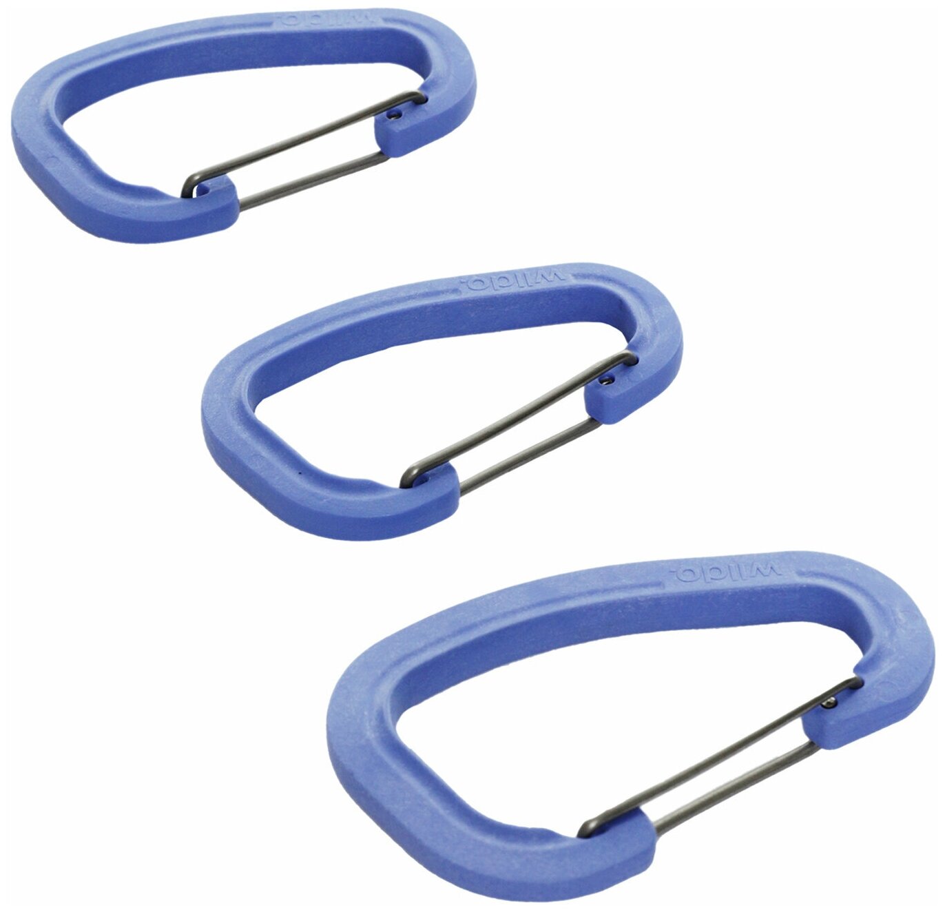 Набор карабинов Wildo Accessory carabiner set of three для аксессуаров WILDO blueberry