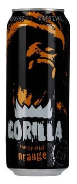 Энергетический напиток Orange GORILLA, 0,45 л (жестяная банка) - фотография № 4