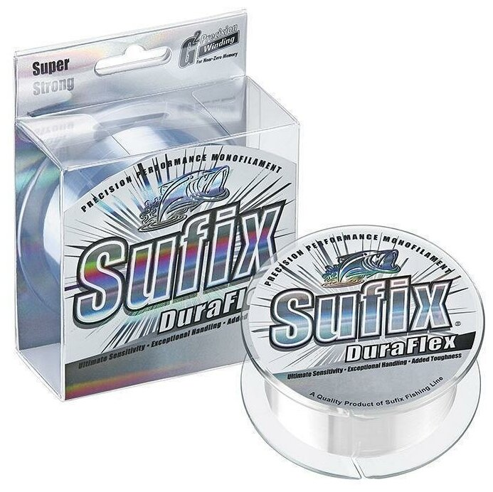 Sufix, Монолеска Duraflex, 150м, 0.18мм, 3.7кг