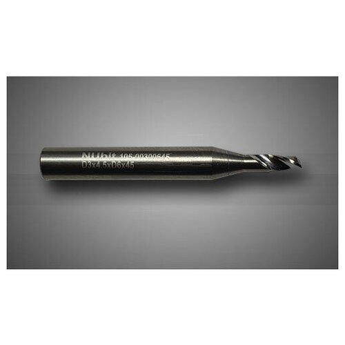 Концевая фреза Nubit-105-00300645: Серия-105: Твердосплавные однозаходные фрезы для обработки панелей из цветного металла