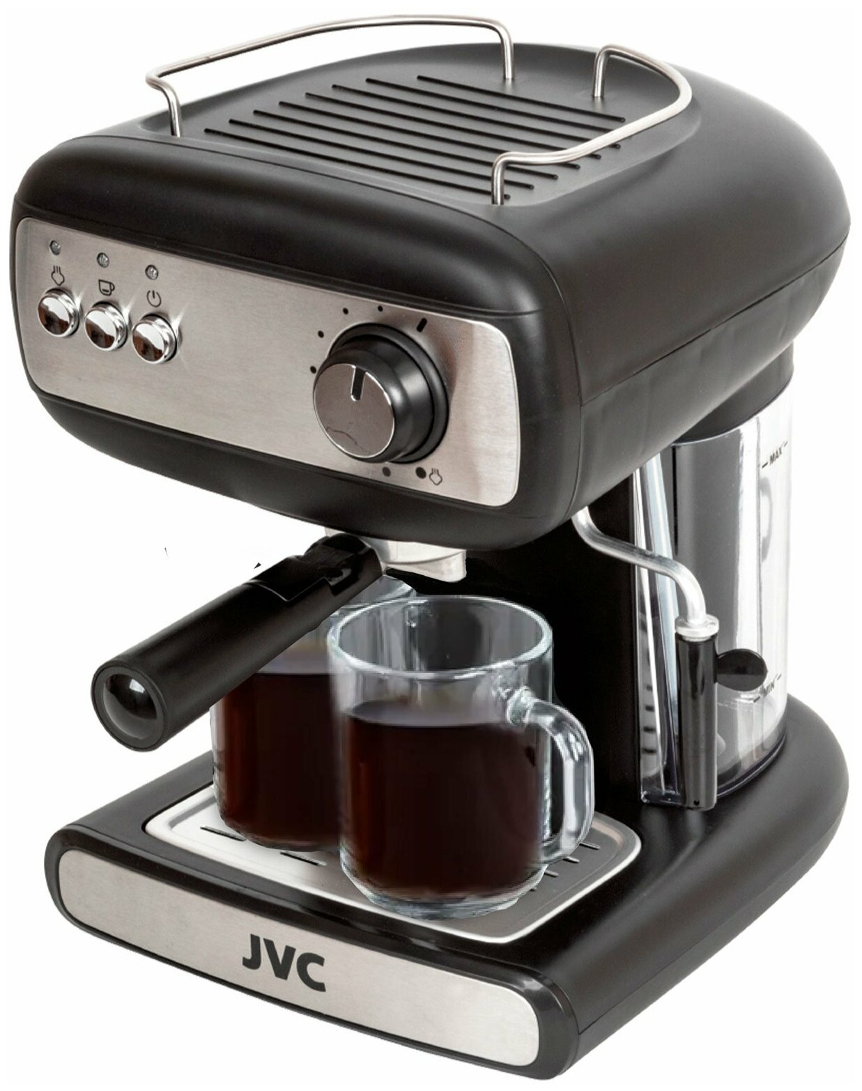 Кофеварка рожковая JVC JK-CF26 черный
