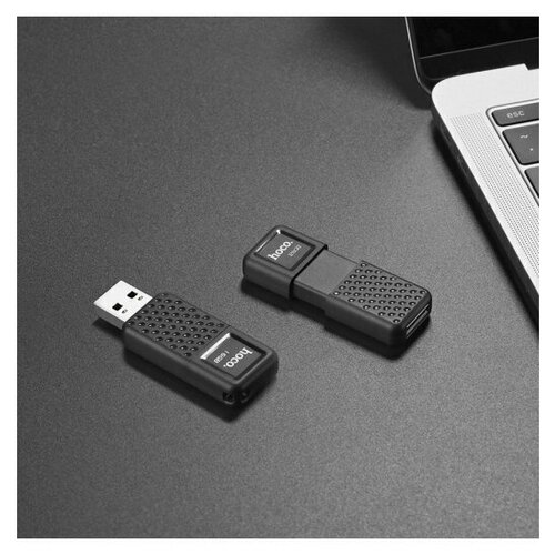 USB флеш-накопитель HOCO UD6, USB 2.0, 32GB, матовый черный