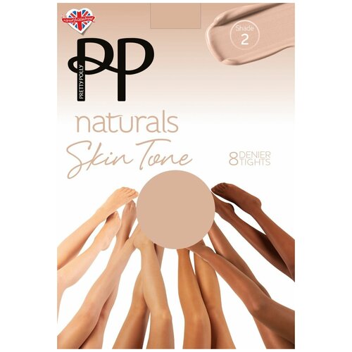 Колготки  Pretty Polly Колготки Skin Tones, 8 den, размер one size, коричневый