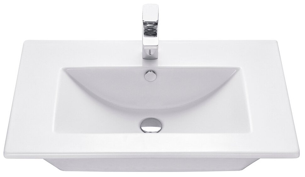 Раковина для ванной Sanita-Luxe Quadro 75 F01 Белый (QDR75SLWB01/WB. FN/Quadro/75-C/WHT. G/S1)