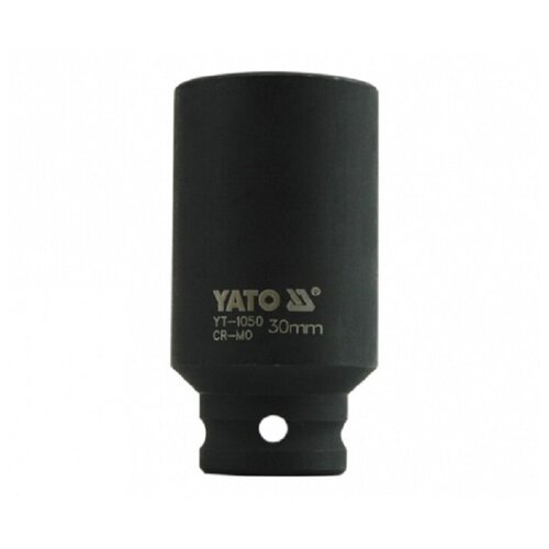 yato yt0412 биты нех 30мм с переходником 1 2 7шт Торцевая ударная головка YATO высокая 6-гр. 1/2 30 мм YT-1050