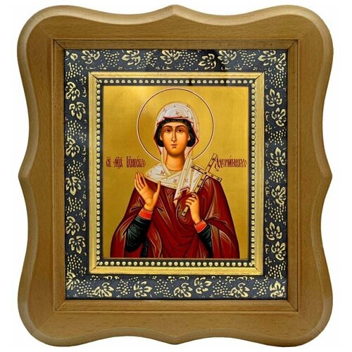 Гликерия Адрианопольская святая мученица. Икона на холсте. анна адрианопольская святая мученица икона на холсте