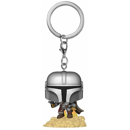 Брелок Funko фигурка funko pop star wars mandalorian mando flying w jet