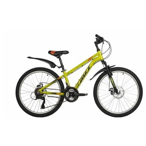 фото Велосипед foxx atlantic d 24 (2022) 14" зеленый 154806 (24ahd.atland.14gn2)