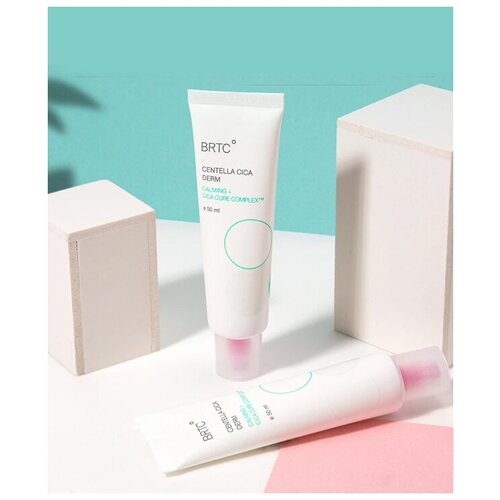 BRTC, крем с центеллой, успокаивающий, увлажнение и питание, корейская косметика, Centella CICA Derm (50 ml)