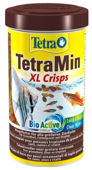 Корм для рыб TetraMin XL Crisps 500мл крупные чипсы - фотография № 7