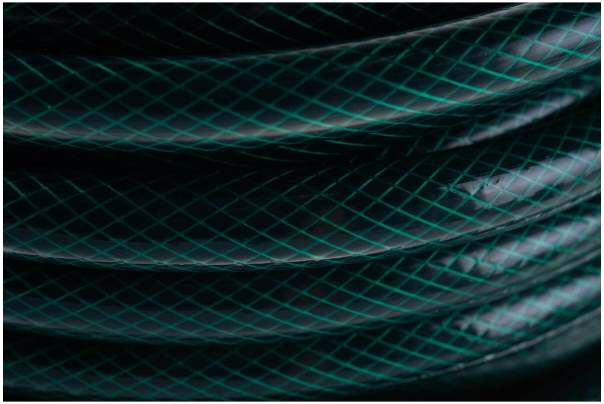 Шланг поливочный ПВХ,трёхслойный армированный 3/4", 25м (зелёный) Вихрь - фотография № 3