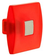 Ручка кнопка PLASTIC 003, пластиковая, красная