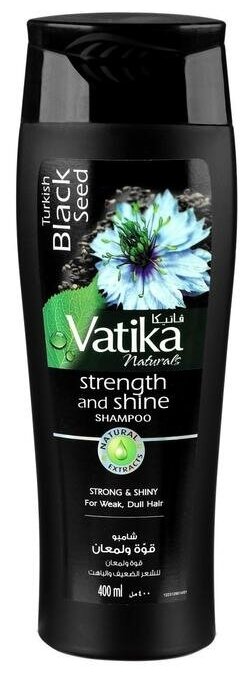 Шампунь для волос Dabur VATIKA BLACK SEED сила и блеск, 400 мл