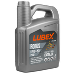 LUBEX L01907730404 Масло моторное минеральное ROBUS PRO 15W-40 CH-4/CI-4/SL A3/B4/E7 (4л) - изображение