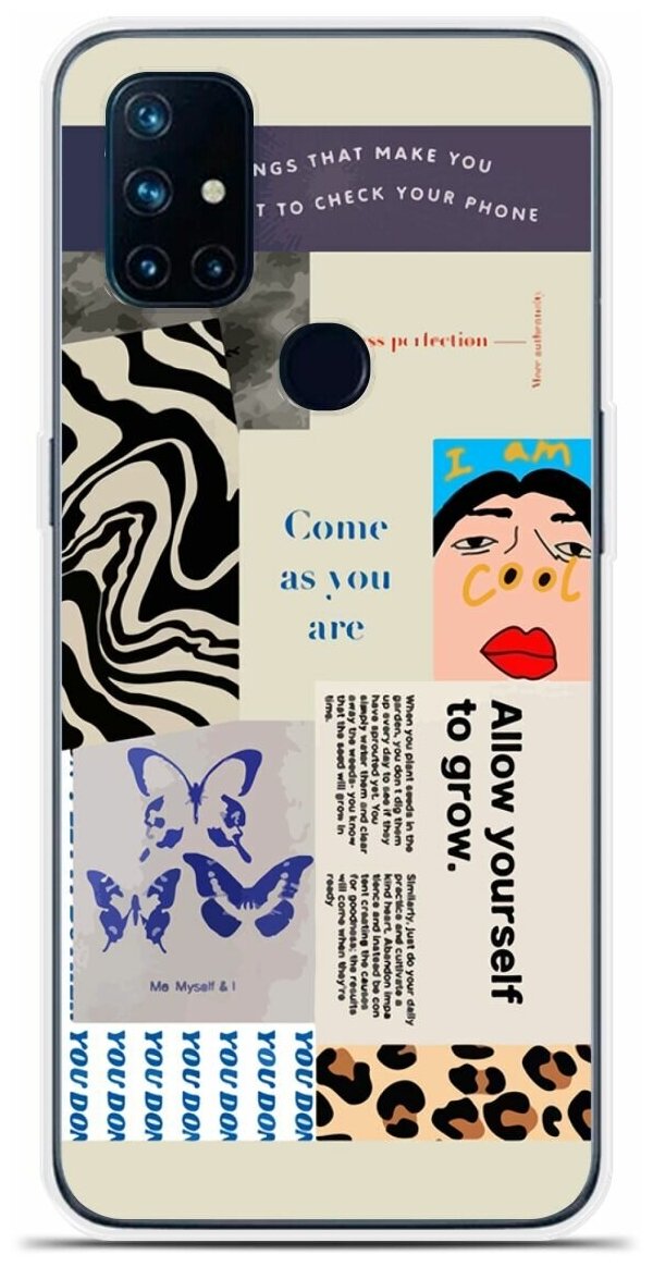 Силиконовый чехол на OnePlus Nord N10 5G Pack 2 / для ВанПлас Норд Н10 5Джи