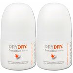 Антиперспирант роликовый Dry Dry Sensitive Roll-on, для чувствительной кожи, 50 мл, 2 шт. - изображение