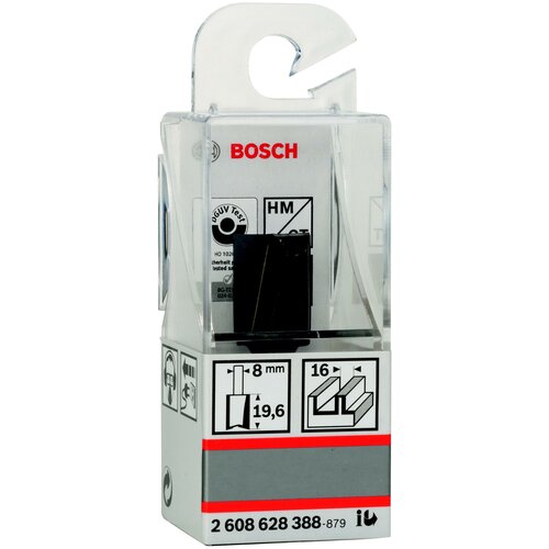 Фреза пазовая (16х20 мм; 8 мм; 2 лезвия) по дереву Bosch 2.608.628.388
