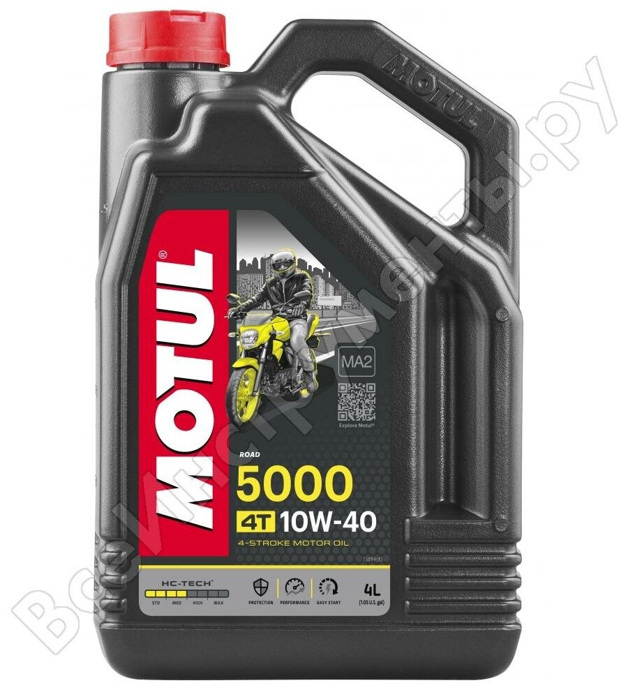 Моторное масло Motul 5000 4T SAE 10W-40 4 л