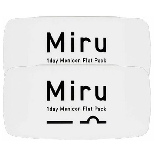 Контактные линзы MIRU 1 Day Menicon Flat Pack (30 линз) R. 8.6 -6.00, 2 упаковки