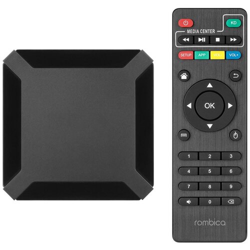Приставка Rombica Smart Box G3 VPDB-07 Smart-TV Cortex-A53 microSDHC microSDXC microSD Wi-Fi HDMI USB4 чёрная 343500₽