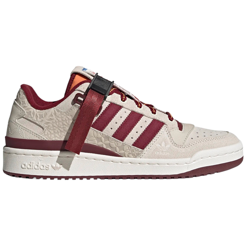 фото Кроссовки adidas originals forum low chalk white/collegiate burgundy/altered amber / 42 2/3 eu