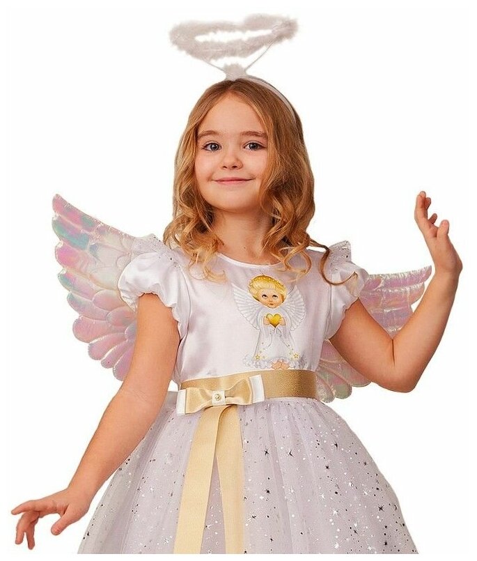 Карнавальный костюм Ангел, рост 122 см, Батик 21-13-122-64
