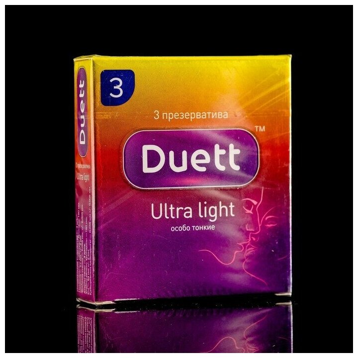 Презервативы DUETT ultra light 3 шт 4887416