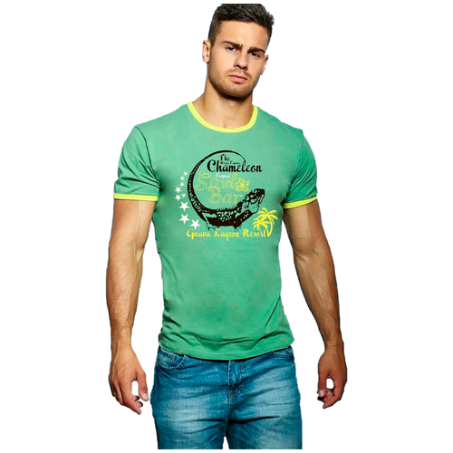 Футболка Scandaloso, размер M, зеленый футболка scandaloso размер l зеленый