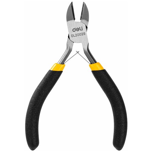 бокорезы deli tools dl2207 179 мм черный желтый Бокорезы Deli Tools DL20025 125 мм черный/желтый