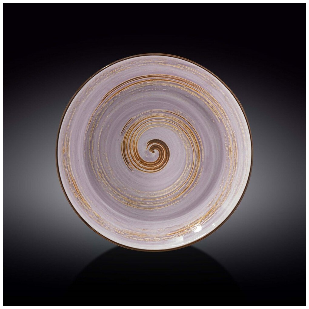 Тарелка глубокая Spiral Lavender 28,5 см. (500 мл). Wilmax