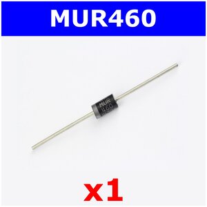MUR460 ультрабыстрый диод (600В, 4А, DO-201AD) - оригинал ON Semiconductor