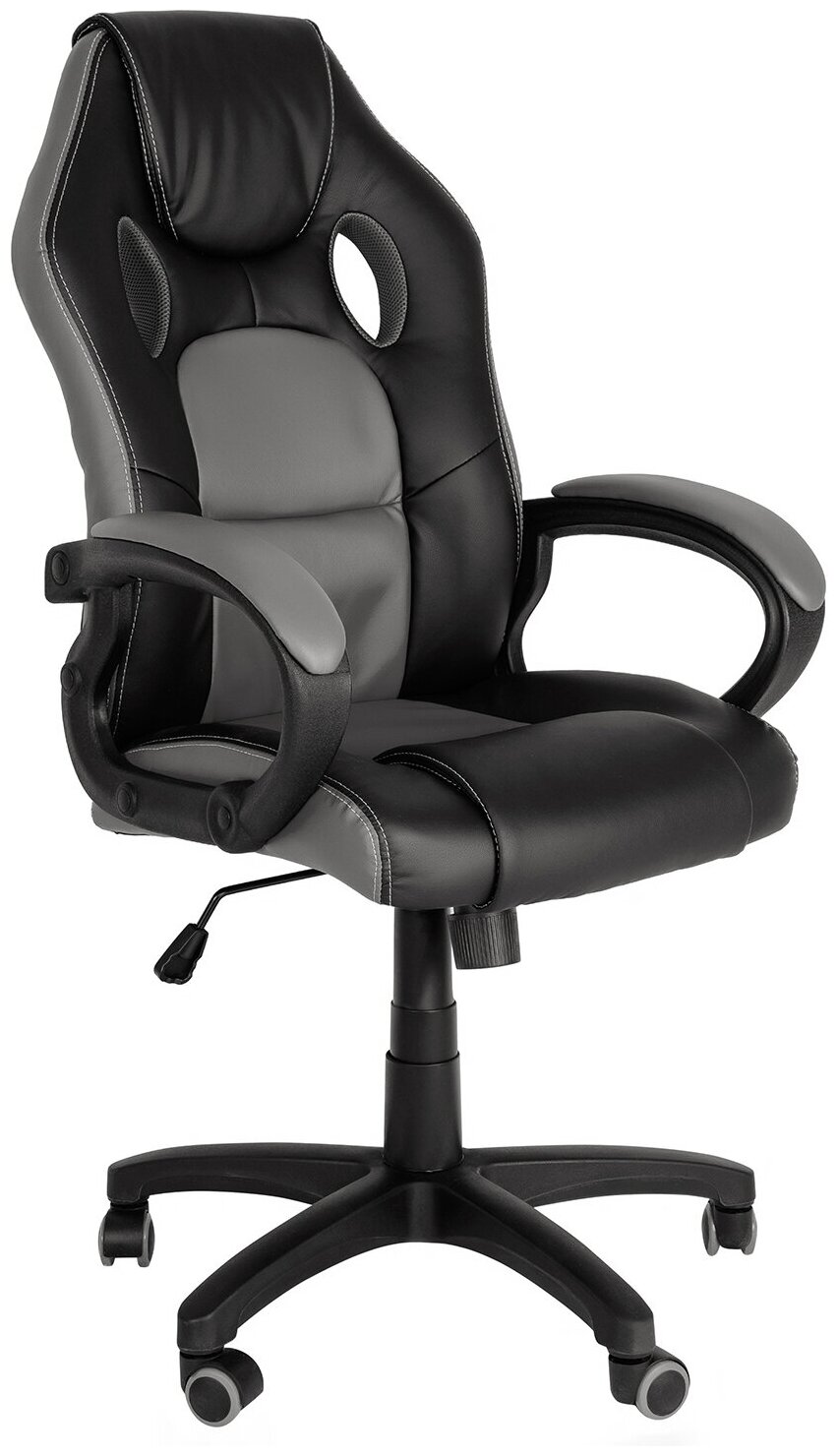 Кресло компьютерное MF-349 Меб-фф 405813, MF-349 black+dark gray (DK) - фото №1