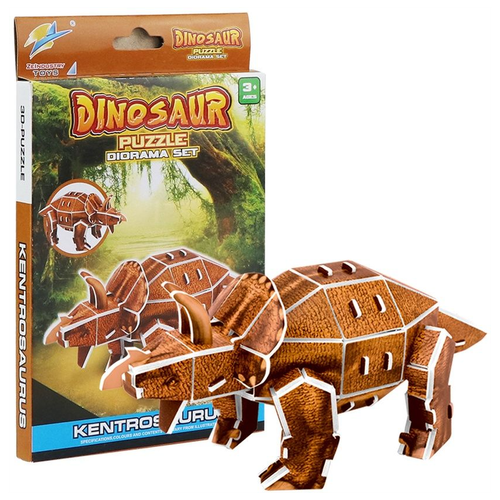 3D пазл, развивающий 3Д пазл для детей, пазл динозавр, конструктор для детей динозавры