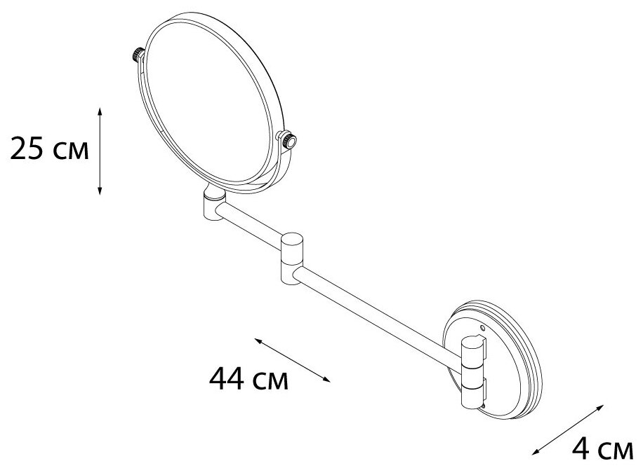 Косметическое зеркало Fixsen - фото №7
