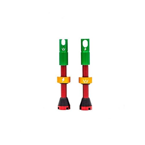 Ниппели бескамерные Peatys Chris King MK2 Presta 42мм Rasta 50to01 2шт