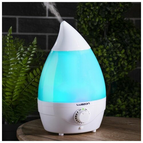 Luazon Home Увлажнитель воздуха Luazon LHU-04 ультразвуковой 18 Вт 2 л 35 м2 бело-зеленый 200400₽