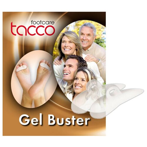 Приспособление из мягкого геля для коррекции пальцев стопы TACCO footcare Gel-Buster. (M)
