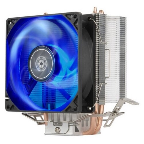 Вентилятор SST-KR03 Kryton CPU Cooler, excellent cooling and low noise, silent hydraulic bearing 92mm blue LED fan