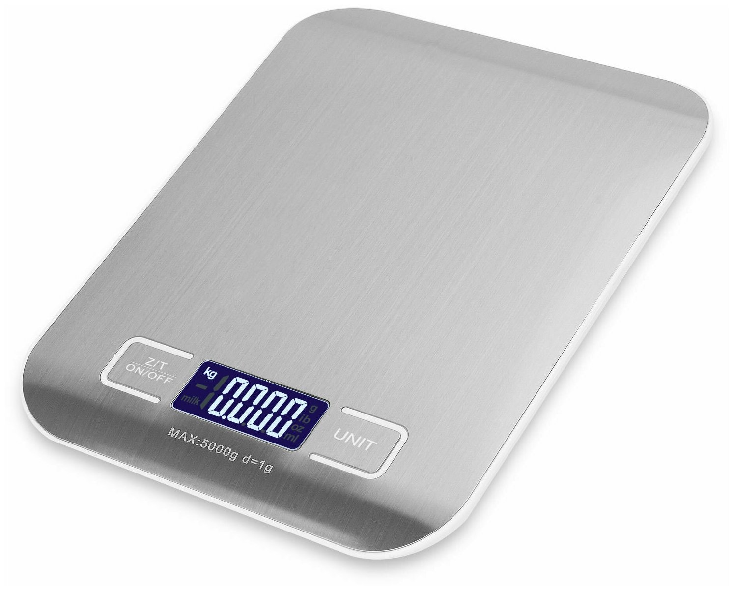Электронные кухонные весы от 1 г до 5 кг точные весы для кухни с тарокомпенсацией сталь