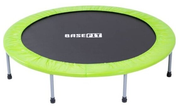 Батут Basefit TR-102 137 см, зеленый