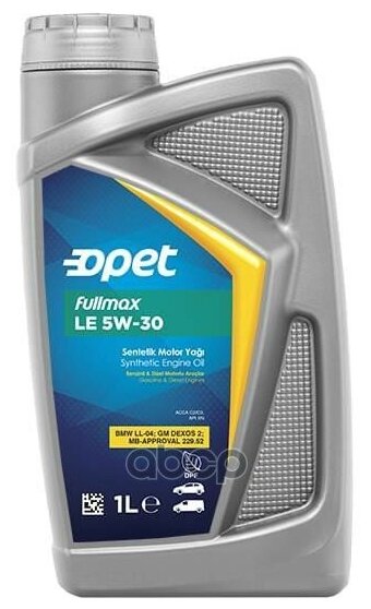 OPET Масло Моторное Fullmax Le 5w-30 Sn (1л)