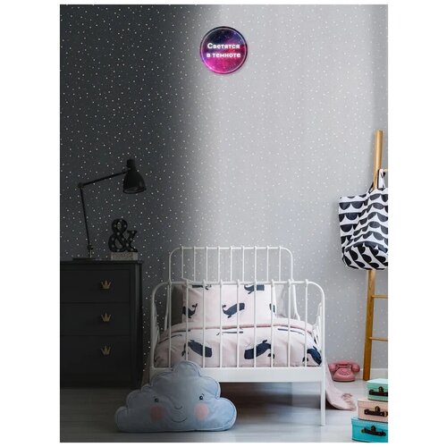 Обои виниловые Палитра Wonderful HC71536-14 светящиеся в темноте 106 х 1005 м 2080₽