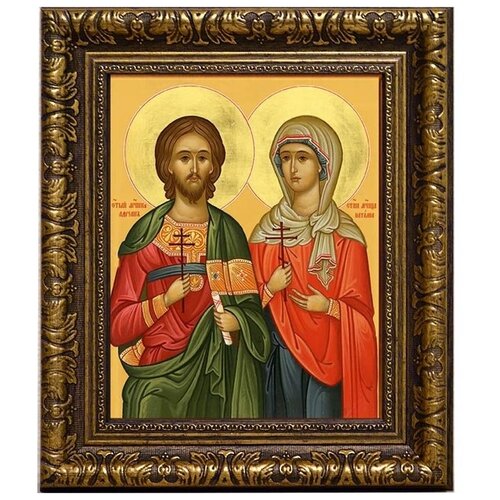 Адриан и Наталия Никомидийские Святые мученики. Икона на холсте.