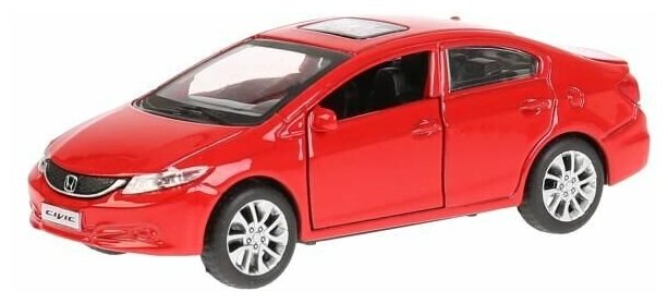 Модель машины Технопарк Honda Civic, красная, инерционная CIVIC-RD
