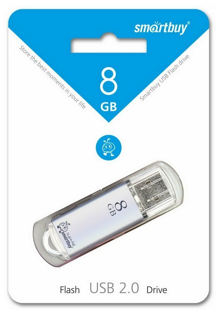 Флешка 64Gb Smart Buy V-Cut USB 3.0 синий SB64GBVC-B3 - фото №5